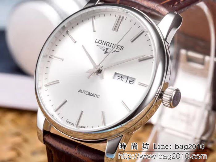 LONGINES浪琴 經典大三針 全自動機械 精品男士腕表 WSS1085